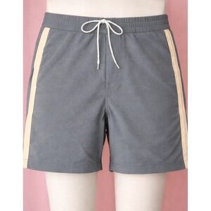 Wellen Board Shorts NWT Mens 29 Gray Surf Swim Trunks 7 Inseam Unlined